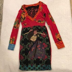 Amazingly fun M sz Desigual dress -worn 2x